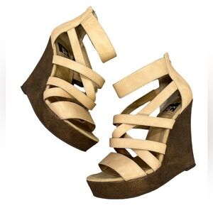 Bc Footwear Tell You What' Wedge Sandal" by BC FOOTWEAR Size 7 Women’s